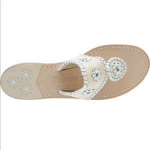 NWT Jack Rogers Bone Palm Beach Sandal Size 11